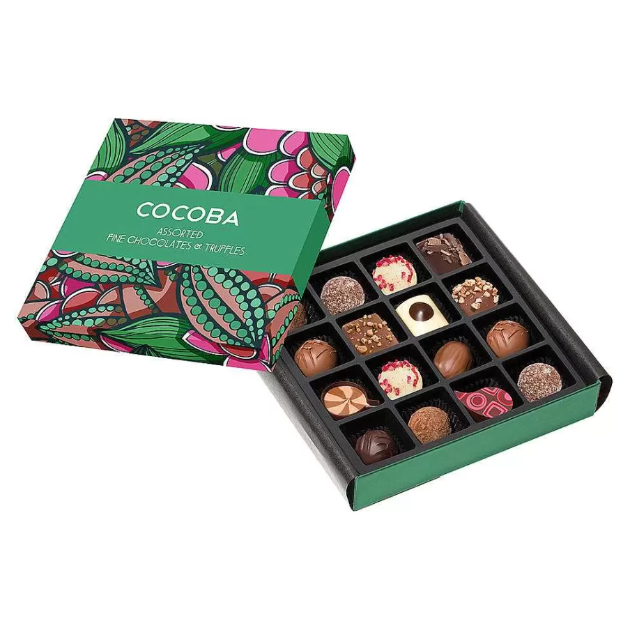 Cheap 16 Assorted Fine Chocolates & Truffles Gift Box Chocolate Truffle Boxes