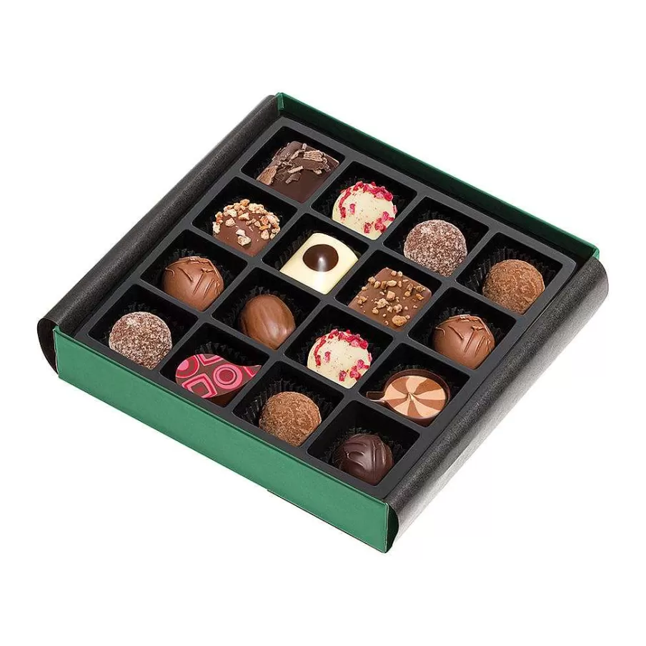 Cheap 16 Assorted Fine Chocolates & Truffles Gift Box Chocolate Truffle Boxes
