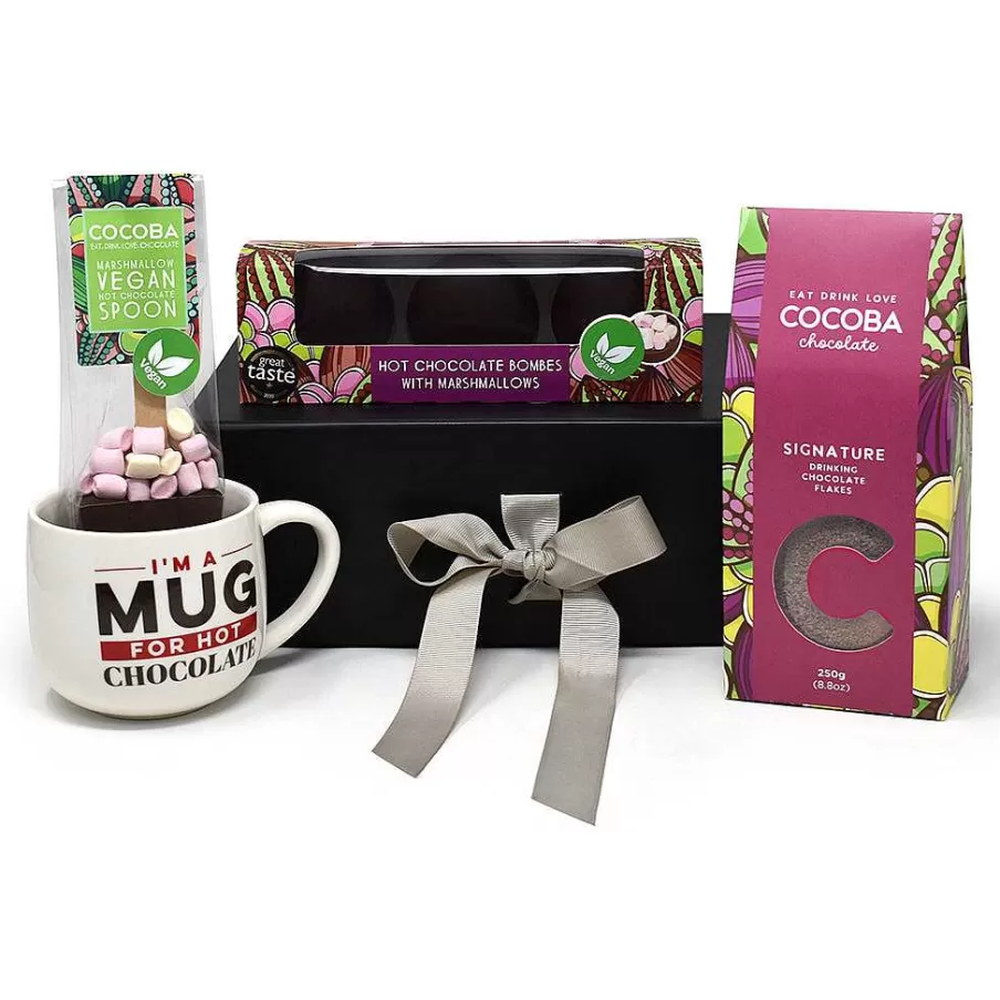 Flash Sale Vegan Luxury Hot Chocolate Gift Set Hot Chocolate Spoons